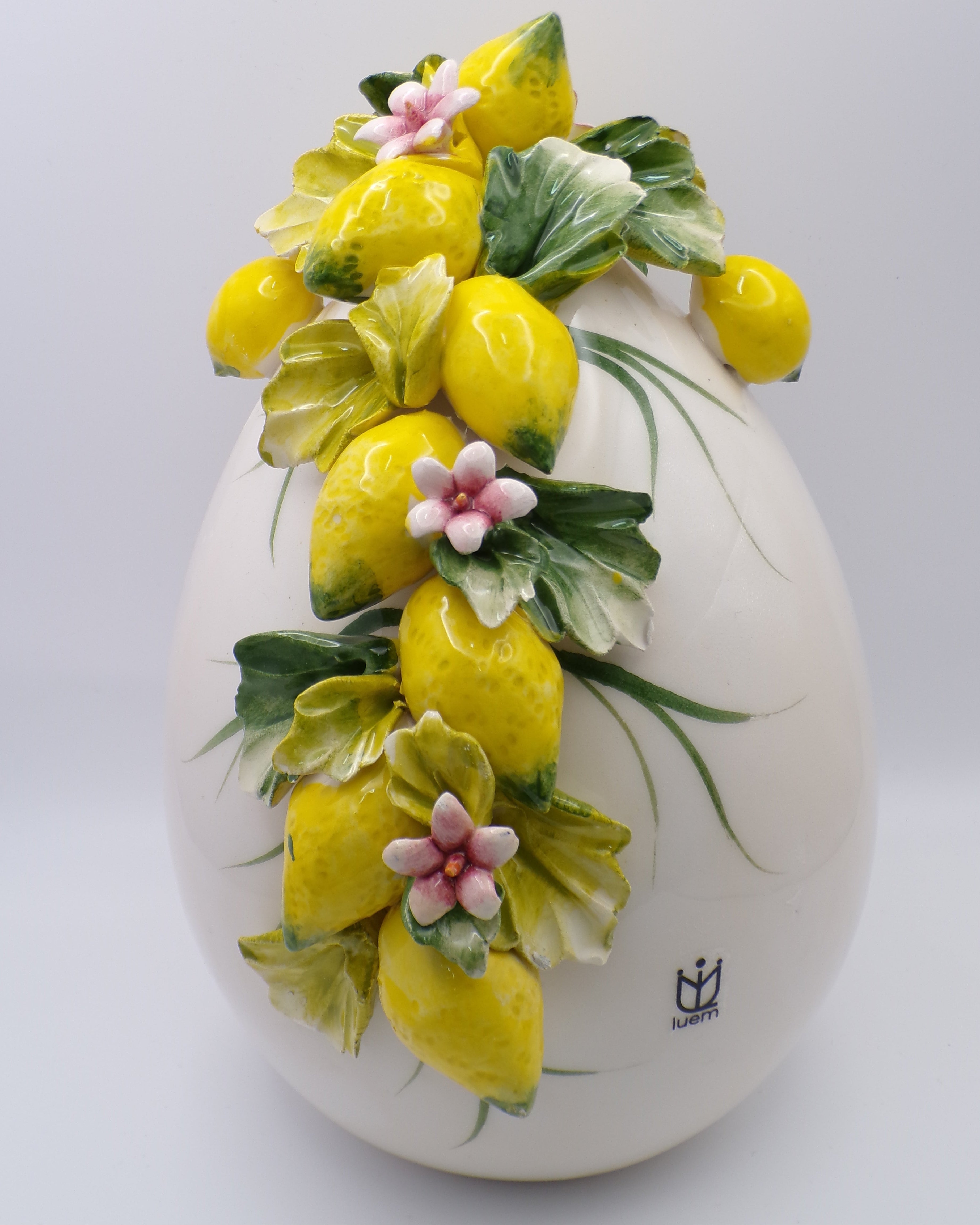 Uovo di Porcellana con Limoni