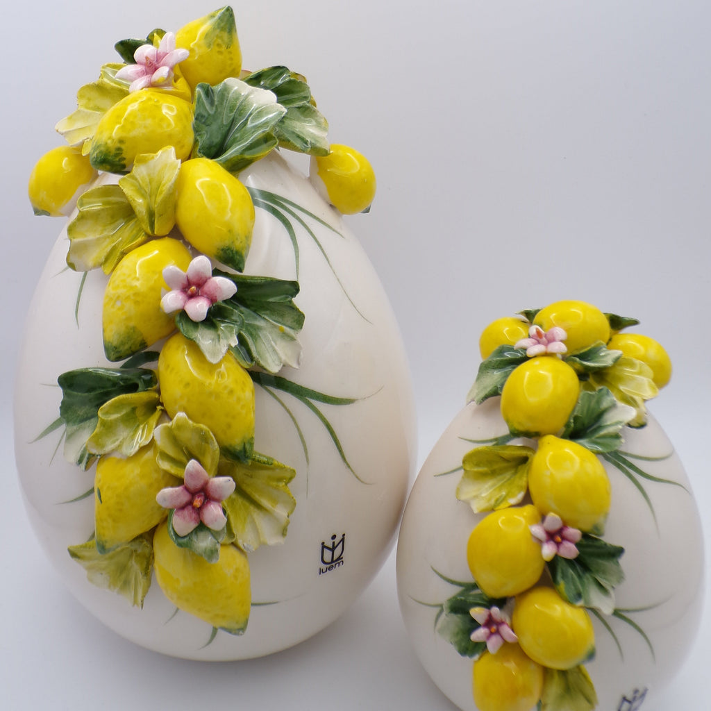 Uovo di Porcellana con Limoni