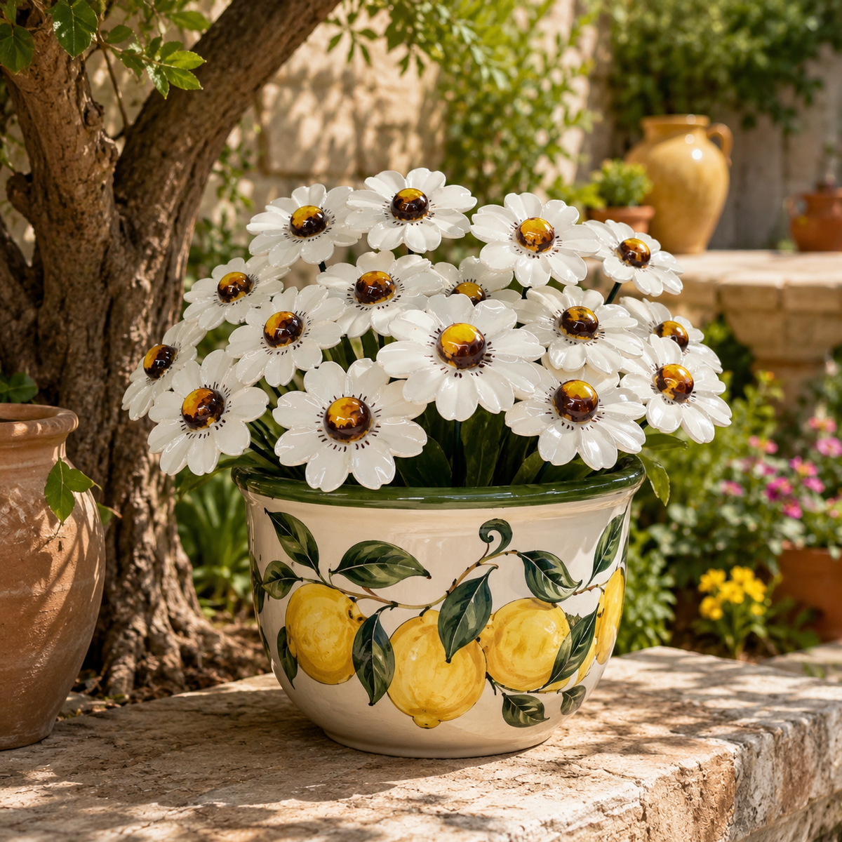 Anemone stelo in ceramica