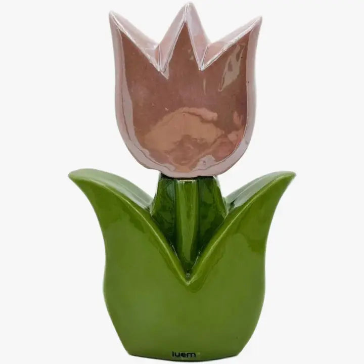 Tulipano profumatore in porcellana rosa TP72 - H14cm IT